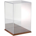 Plymor Clear Acrylic Case W/ Hardwood Base (mirror Back), 10" X 15" New. Price: $186.66.