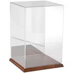Plymor Clear Acrylic Case W/ Hardwood Base (mirror Back), 8" X 12" New. Price: $128.70.