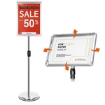 Adjustable Stand For Display, Pedestal Floor Signage Holder With H... New. Price: $50.47.