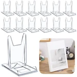Memorywuu 12 Pack Acrylic Book Stand For Display 4.2 X 4.3 2.35 Inch, Clear New. Price: $20.99.