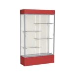 Spirit 48"W X 80"H 16"D Lighted Floor Case, Plaque Back, Satin Finish,... New. Price: $3841.03.