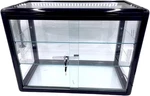 Only Garment Ras Elegant Bla Aluminum Display Table Tempered Glass New. Price: $159.95.