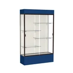Spirit 48"W X 80"H 16"D Lighted Floor Case, Plaque Back, Dk. Bronze... New. Price: $3503.32.