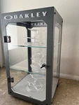 Oakley Rare 3 Tier Countertop Sunglasses Display Case W/ Clear Stands Key Used. Price: $1300.00.