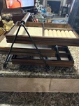Walnut Brown And Black Metal Umbra Terrace Jewelry Tray. Pre-owned. Price: $34.08.