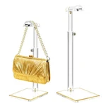 Adjustable Purse Display Stands, 2PC-9" To 16"&13"-24", Acrylic Holder ... New. Price: $47.04.
