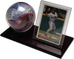 Csp Clear Acrylic Baseball & Card Holder Desktop Display Case. Price: $17.99.