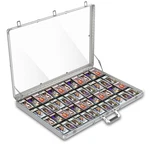 Hupsjer Card Display Case Large Aluminum 34" X 22" W, Silver, New. Price: $168.48.