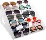 Loengmax Sunglasses Organizer - Clear Eyeglasses Display Stand 7 Layer, New. Price: $26.29.