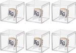 6 Pack Championship Ring Display Case Clear Acrylic Mini New. Price: $15.91.