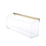 Russell+hazel Acrylic Wall Valet, Clear With Gold-toned Hardware, 12.375 X New. Price: $36.90.