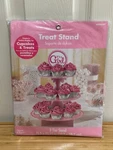 New Amscan Baby Shower Cupcake Treat Stand "it Girl" Pink 3 Tier Display. Price: $18.99.