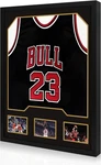 Jersey Frame Display Case 1 Pack, Large Wooden Sport Black New. Price: $90.96.