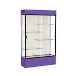 Spirit 48"W X 80"H 16"D Lighted Floor Case, Plaque Back, Dk. Bronze... New. Price: $3503.32.