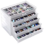 90 Grid Rock Collection Clear Acrylic Display Case For 5 Drawers Velvet Inser... New. Price: $46.79.
