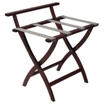 Wooden Mallet Wall Saver Oak Luggage Rack Straps, 29.5"H X 23.75"W 18.25"D New. Price: $146.26.