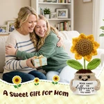 Birthday Gifts For Women - Mini Positive Crochet Sunflower, Mom Fro... New. Price: $13.95.