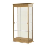 Varsity 36"W X 77"H 18"D Lighted Floor Case, Sliding Doors, Plaque Back,... New. Price: $3014.81.