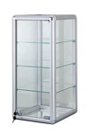 Glass Counter Top Display Case With Shelves And Lock New. Price: $198.77.