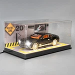 Acrylic Display Case With 1/24 Black Bentley Continental Model Car, Clear Dis... New. Price: $43.20.