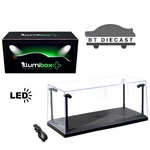 Illumibox Clear Display Show Case Led Lights For 1/18 Model Black Base 14001 New. Price: $29.99.