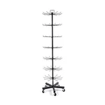 Yeooe Upgraded Retail Display 7 Tier Spinning Stand, Movable Sh... New. Price: $93.32.