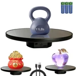 Jayegt Motorized Rotating Display Stand, 10INCH /11LBS Load ,mirror Black New. Price: $31.44.