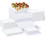 Leinuosen 7 Pcs Large Buffet Risers Set 6" To 12" Acrylic Display Box Caterin... New. Price: $69.99.