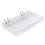 Azar Displays Seven Compartment Tray For Pegboard / Slatwall Counter, 2-PACK New. Price: $32.01.