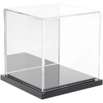 Plymor Clear Acrylic Display Case With Black Base (mirror Back), 4" X New. Price: $56.64.