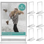 Pbf 5X7 Acrylic Picture Frame Display Stand Vertical Clear Sign Holder Si... New. Price: $42.12.
