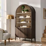 Nolan Storage Display Cabinet Bookshelf Dark Walnut New. Price: $514.00.