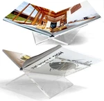 Bookstand Acrylic Display Large Angled Holder Bib... New. Price: $55.99.