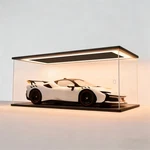 Clear Acrylic Display With Led Lights, Dustproof Showcase Box Fo... New. Price: $115.87.