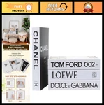 Large Faux Decorative Book Boxes Set Of 4 Cardboard Display Props For Home New. Price: $49.99.