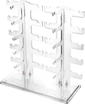 Lamoutor 2 Row Sunglasses Rack Holder Display Stand Transparent New. Price: $13.99.