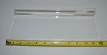 Universal Clear Acrylic Shoe Slatwall Display Shelf, 12" X 4-3/4" New. Price: $9.87.