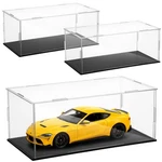 3 Pcs Acrylic Model Car Display Case 1: 24 Scale Clear Boxes With Pla... New. Price: $39.09.