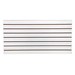 Sswbasics 4FT X 2FT White Slatwall Panels Pack Of New. Price: $179.99.