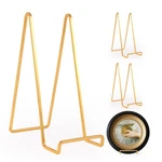 Decolore 4 Pack 8.5 Inch Gold Plate Stands Square Tabletop Easel Display Stan... New. Price: $32.22.