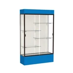 Spirit 48"W X 80"H 16"D Lighted Floor Case, Plaque Back, Dk. Bronze... New. Price: $3510.32.