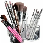 Sorbus Beauty Clear Acrylic Makeup Brush Storage Holder Case Display 3-SECTION New. Price: $20.49.