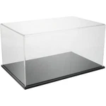 Plymor Clear Acrylic Display Case With Black Base, 16" X 10" 8" New. Price: $200.00.