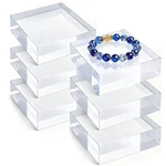 Acrylic Display Blocks - 6 Clear Cube Risers For Jewelry, Perfume, Props New. Price: $25.24.