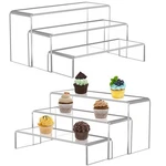 6PCS Clear Acrylic Display Risers For Collectibles, Stand Set... New. Price: $25.86.