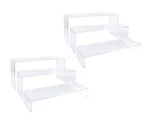 Ypath 2 Sets Clear Acrylic Display Risers-cupcake Rectangle Shape, New. Price: $28.49.