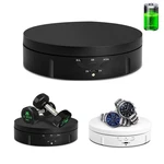 Jayegt Motorized Rotating Display Stand, 5.74INCH /22LBS Load, Small, Black New. Price: $28.31.