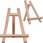 Small Display Stand 8 Inch Wooden A-frame Artist Brown New. Price: $14.88.