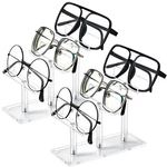 Sintuff 2 Pcs Eyeglasses Display Stand 3 Tiers Acrylic Sunglasses Clear New. Price: $25.63.