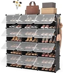 Rojasop Portable Shoe Rack Organizer 8-TIER 48 Pairs, 3 By Black New. Price: $93.58.